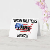 Stylische American Personalisiert Army Abschluss C