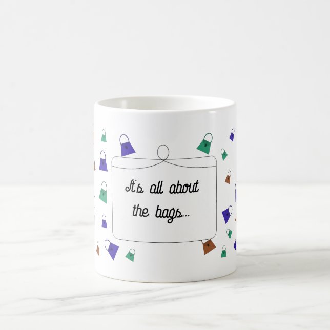 Stylische Colorful Purses Kaffeezubereitung Tasse (Mittel)