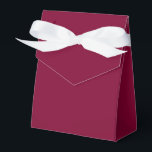 Stylische Custom Solid Color Bordeaux Vintag Geschenkschachtel<br><div class="desc">Benutzerdefinierte Elegant Einfache klassische Vintage Vorlage Bordeaux Solid Color Zelt Bevorzugung Box.</div>