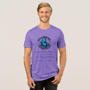 Stylische Farben - Wirklichkeitscheck für Roboter Tri-Blend Shirt