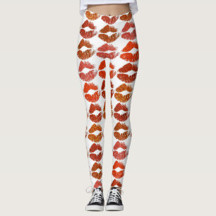 Stylische Farbige Lippen #21 Leggings