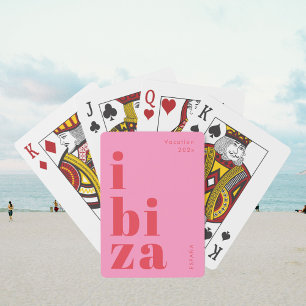 Stylische Ibiza-Spielkarten Spielkarten