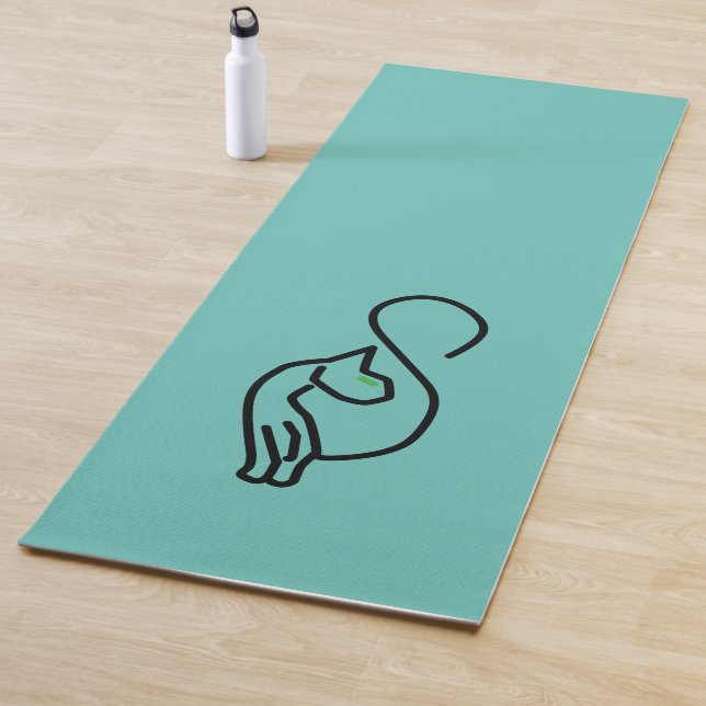Stylische Kitty Cat Kontur Yogamatte (Beispiel)