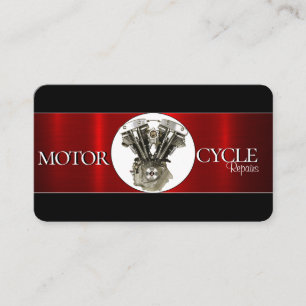 Stylische Motorrad-Visitenkarte Visitenkarte