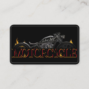 Stylische Motorrad-Visitenkarte Visitenkarte