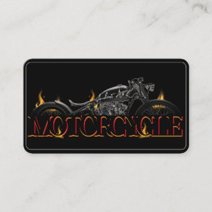 Stylische Motorrad-Visitenkarte Visitenkarte