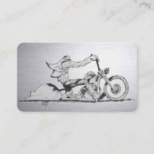Stylische Motorrad-Visitenkarte Visitenkarte