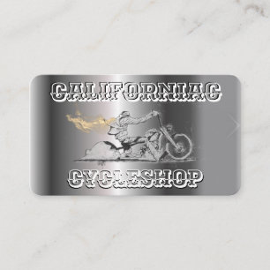 Stylische Motorrad-Visitenkarte Visitenkarte