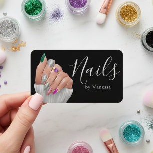 Stylische Nageltechniker-Branding-Schickmaniküre Visitenkarte