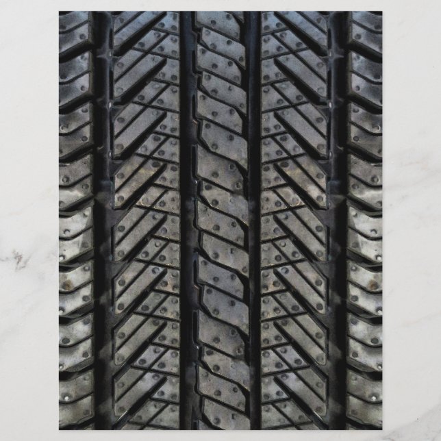 Stylische Reiskautschuk Automotive Texture Flyer (Vorne)