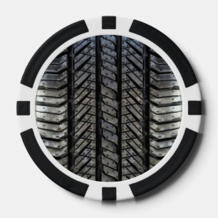 Stylische Reiskautschuk Automotive Texture Pokerchips