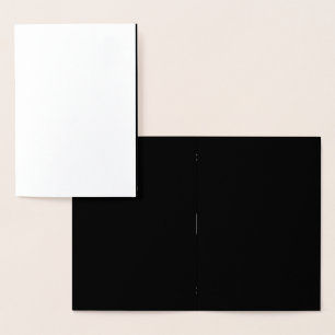 Stylische und moderne maßgeschneiderte Kreationen Folienkarte