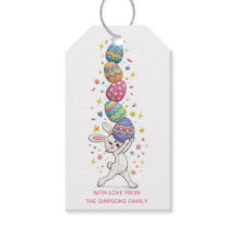 Stylischer Bunter lustiger Hase Frohe Ostern