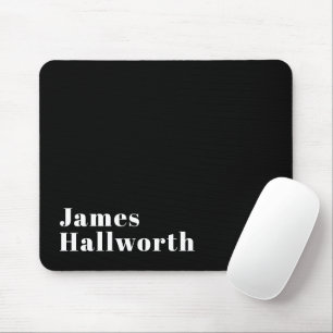 Stylischer editierbarer Retro-Modern-Name (oder an Mousepad