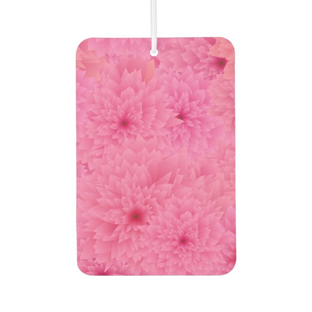 Stylischer Floral Air Freshener mit Rose Fragrance Autolufterfrischer (Vorderseite)