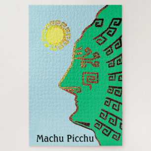 Stylischer grüner Machu
