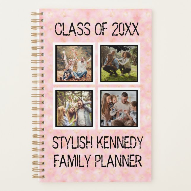 Stylischer Kennedy Family Planer - Bleibe Organize (Vorderseite)