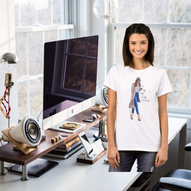 Stylischer Lady Model Fashion Beauty T - Shirt (Von Creator hochgeladen)