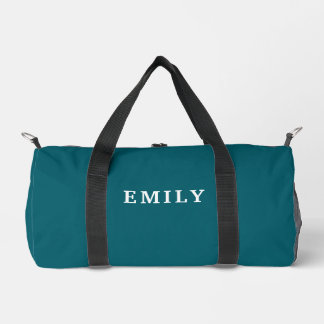 Stylischer moderner maßgeschneiderter Name Reise F Duffle Bag