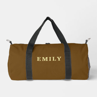 Stylischer moderner maßgeschneiderter Name Reise F Duffle Bag