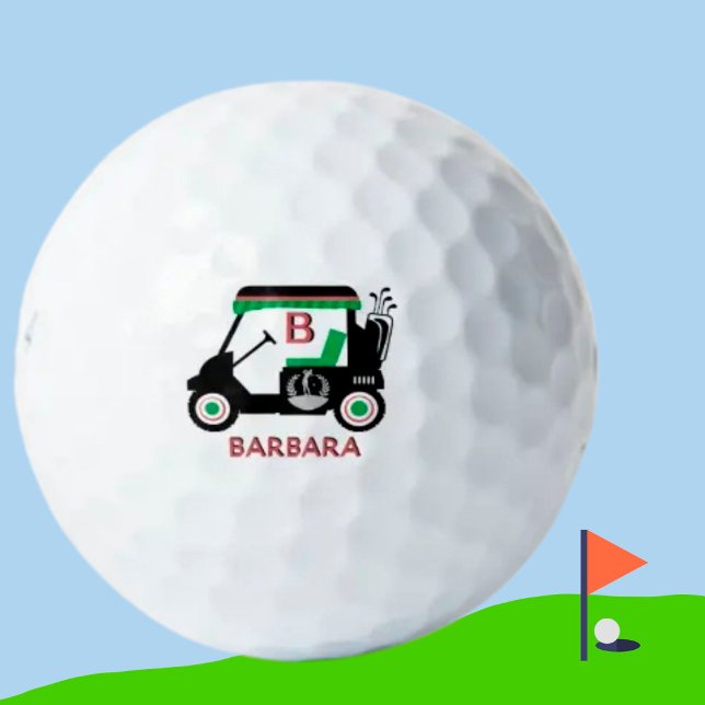 Stylischer Name des benutzerdefinierten Golf Cart  Golfball (Von Creator hochgeladen)