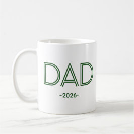 Stylischer Papa mit individuellem Jahres-Becher Kaffeetasse