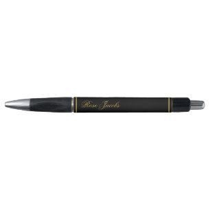 Stylischer personalisierter Name Schwarzer Emmy St Kugelschreiber