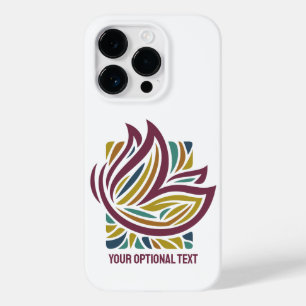 Stylischer Schmetterling Fakultativer Text Case-Mate iPhone 14 Pro Hülle