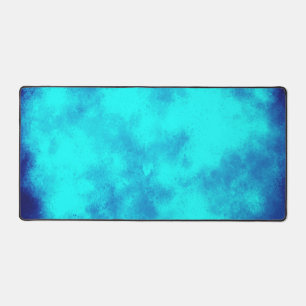 Stylischer Storm Cloud-Effekt Blau Schreibtischunterlage