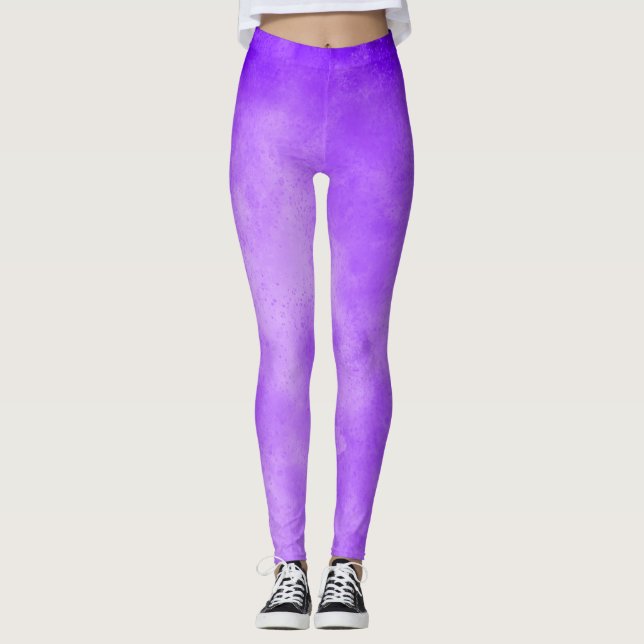 Stylischer Storm Cloud-Effekt Blueberry Leggings (Vorderseite)