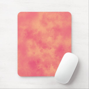 Stylischer Sturmwolke-Effekt-Pfirsich Mousepad