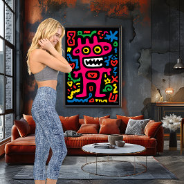 Stylisches Blue Textured: Personalize Logo & Text Capri Leggings