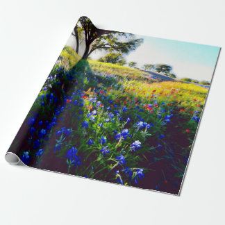 Stylisches Bluebonnet Geschenkpapier