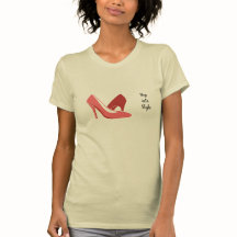Stylisches High Heel Grafik T-Shirt für Frauen | C