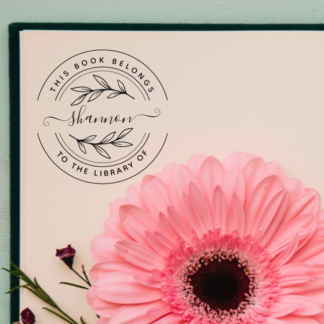 Stylisches, individuelles Buch "From the Library o Permastempel (Von Creator hochgeladen)