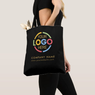 Stylisches Logo der Black Gold Business Company Tasche