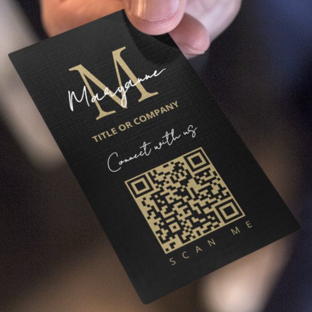 Stylisches QR-Code-Business-Logo Visitenkarte (Von Creator hochgeladen)