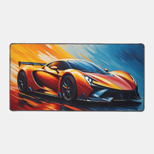 Stylisches Rennwagen Geschwindigkeit und Stil Schreibtischunterlage