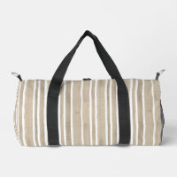 Stylisches Taupe handgemaltes gestreiftes Yoga-Übu