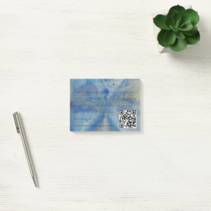 stylish archangel Michael with qr-code Post-it Klebezettel