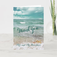 Stylish Beach Starfish Wedding DANK IHNEN