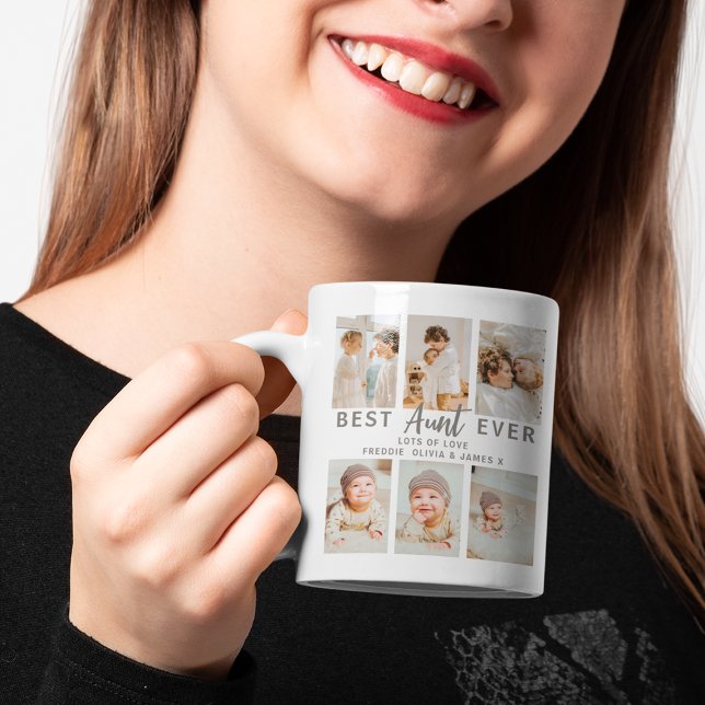 Stylish Best Aunt Ever 6 Photo  Kaffeetasse (Von Creator hochgeladen)