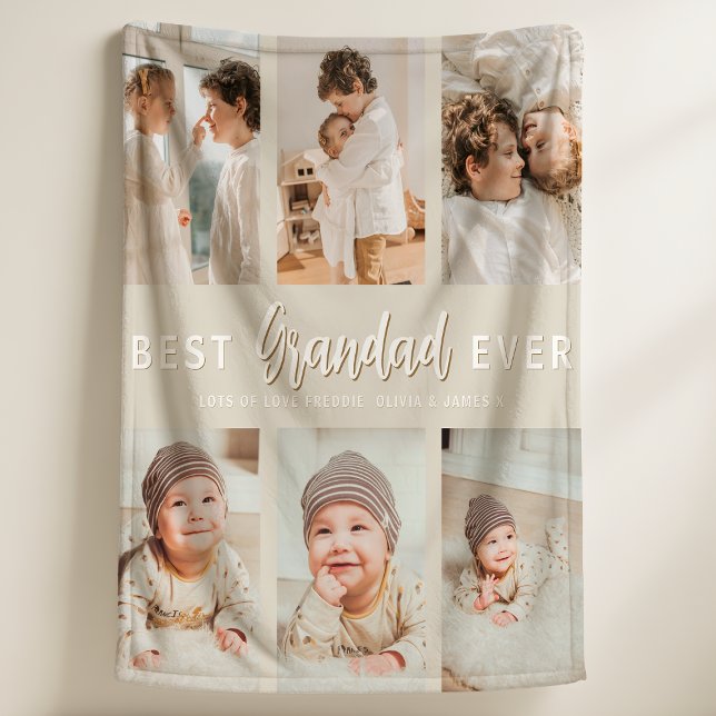 Stylish Bester Opa Ever 6 Foto  Fleecedecke (Von Creator hochgeladen)