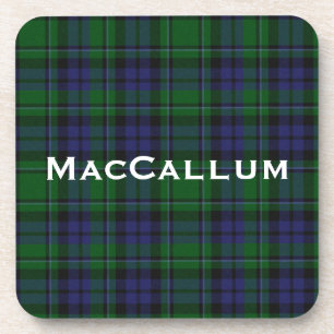 Stylish Blue & Green MacCallum Tartan Kariert Untersetzer