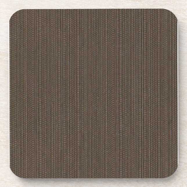 Stylish Brown Fabric Untersetzer (Vorderseite)