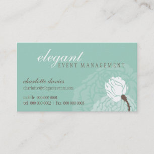 STYLISH CARTE DE VISITE élégant rose