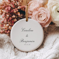Stylish Classic Script Elegant Wedding Custom