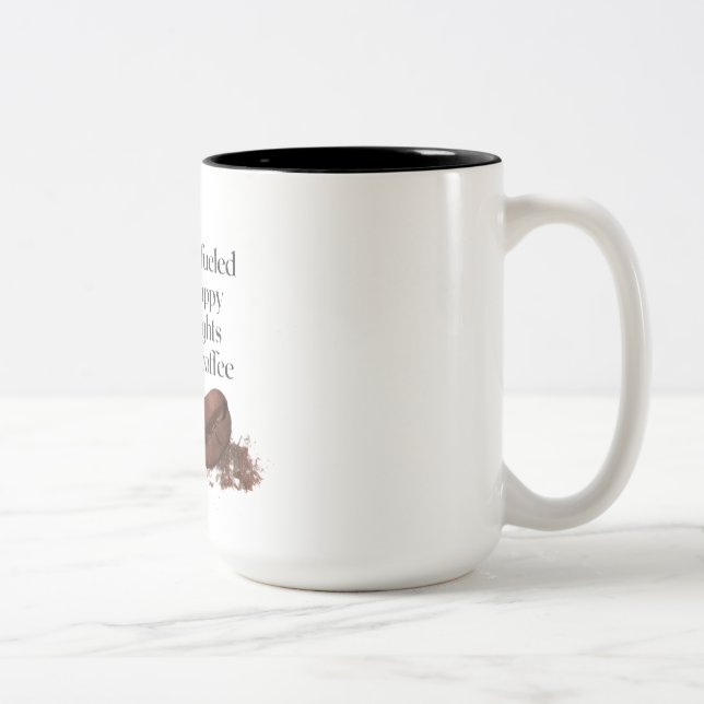 Stylish Coffee Mug – Premium Ceramic Cup for Coffe Zweifarbige Tasse (Rechts)