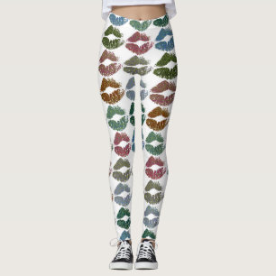 Stylish Colorful Lips #15 Leggings