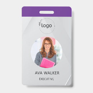 Stylish Custom Company Employee Photo Badge Ausweis